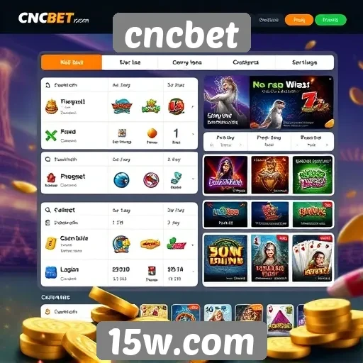 Facilidade de navegação no site cncbet